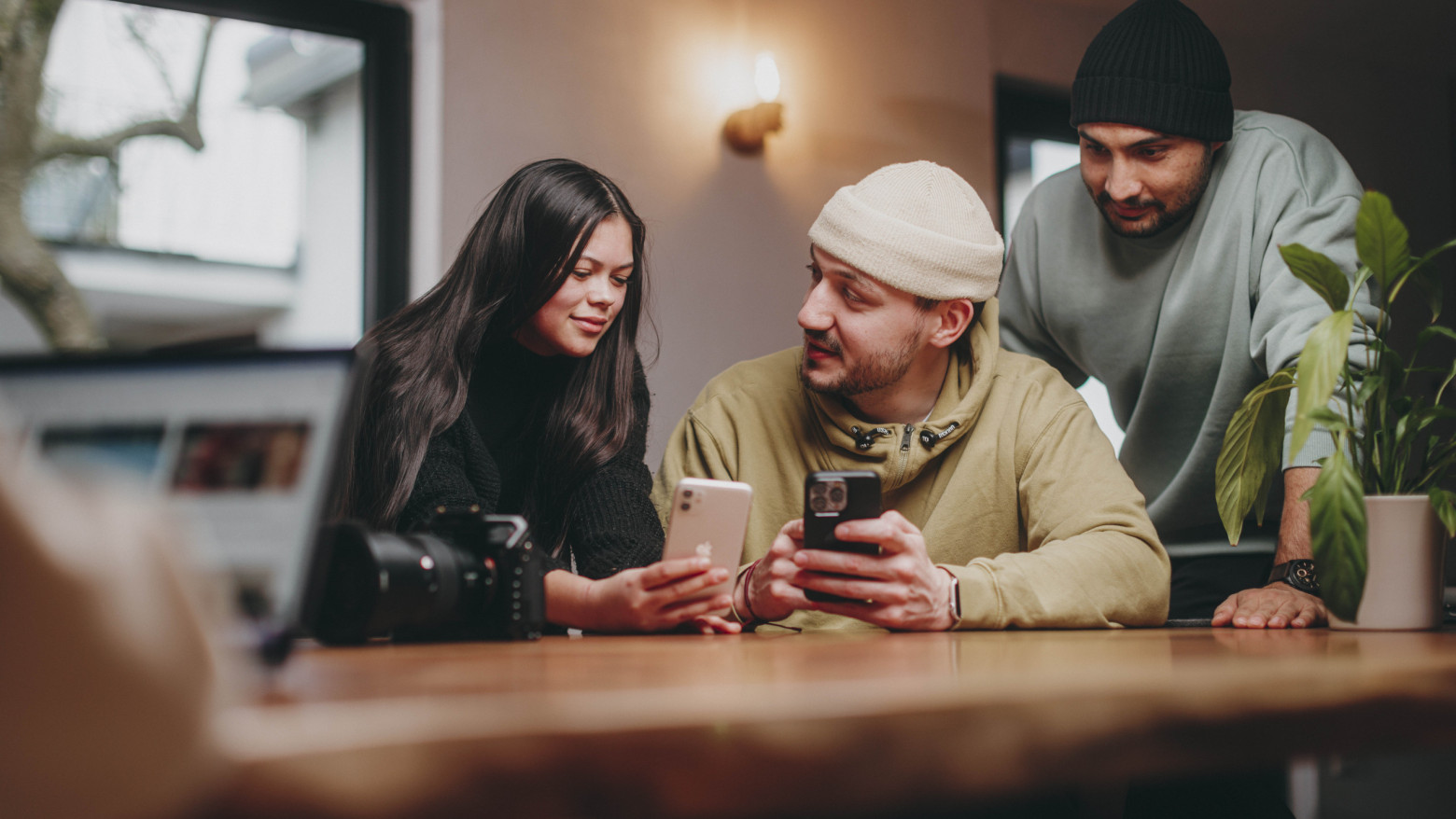 Das Social Media Team bei der Arbeit